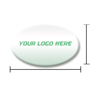 Domed Oval Labels